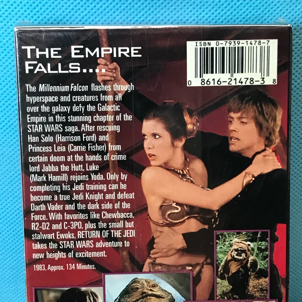 Collectible Star Wars Return of the Jedi (VHS, 1995) Original Trilogy New Sealed - Picture 7 of 13
